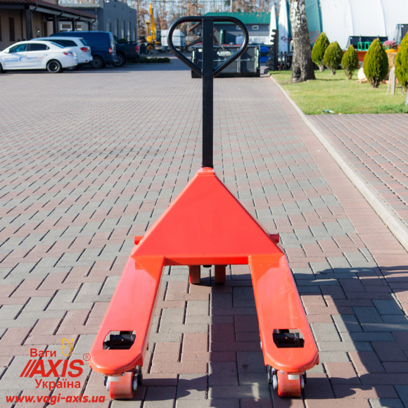 Рокла, Тележка гидравлическая DF25 широкие вилы (чугун/полиуретан)