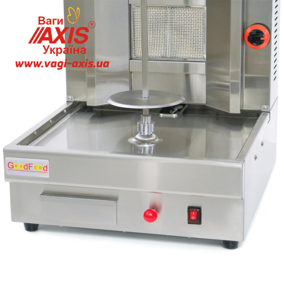 Аппарат для шаурмы газовый с двигателем GoodFood SM3MG