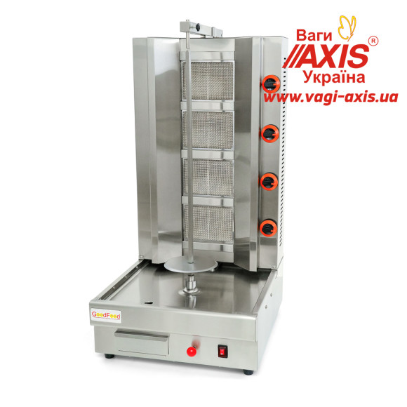 Аппарат для шаурмы газовый с двигателем GoodFood SM4MG