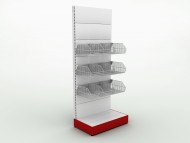 Стеллаж с корзинами 0,9 м