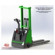 Самохідний штабелер електричний з вагами